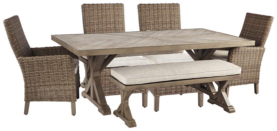 Beachcroft Outdoor Dining Set - Home Discount Furniture - NJ-linden