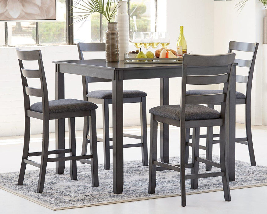 Bridson Counter Height Dining Table and Bar Stools (Set of 5) - Home Discount Furniture - NJ-linden