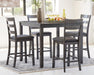 Bridson Counter Height Dining Table and Bar Stools (Set of 5) - Home Discount Furniture - NJ-linden