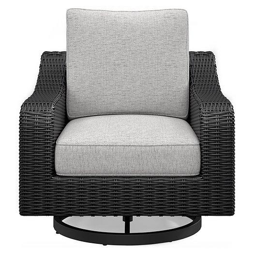 Beachcroft Outdoor Swivel Lounge with Cushion - Home Discount Furniture - NJ-linden