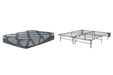 12 Inch Ashley Hybrid King Adjustable Base and Mattress - Home Discount Furniture - NJ-linden