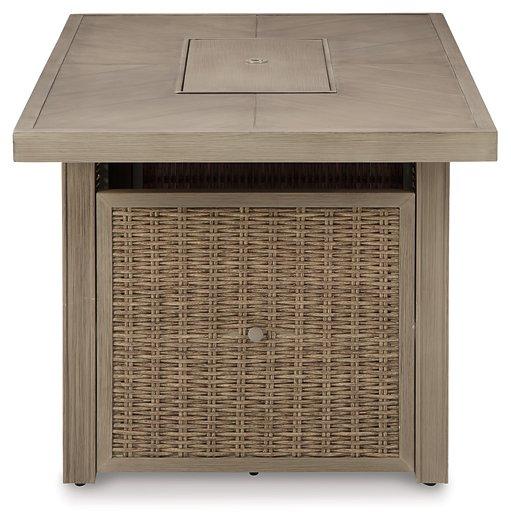 Beachcroft Outdoor Fire Pit Table - Home Discount Furniture - NJ-linden