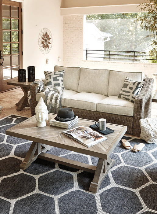 Beachcroft Beachcroft Nuvella Sofa with Coffee and End Table - Home Discount Furniture - NJ-linden