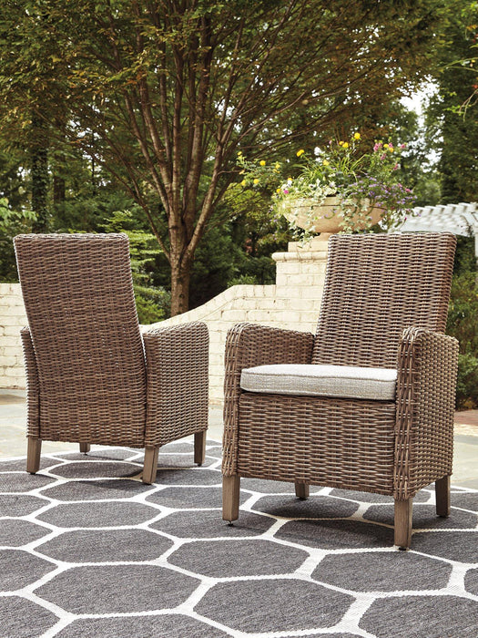 Beachcroft Arm Chair with Cushion (Set of 2) - Home Discount Furniture - NJ-linden