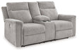 Barnsana Power Reclining Loveseat with Console - Home Discount Furniture - NJ-linden