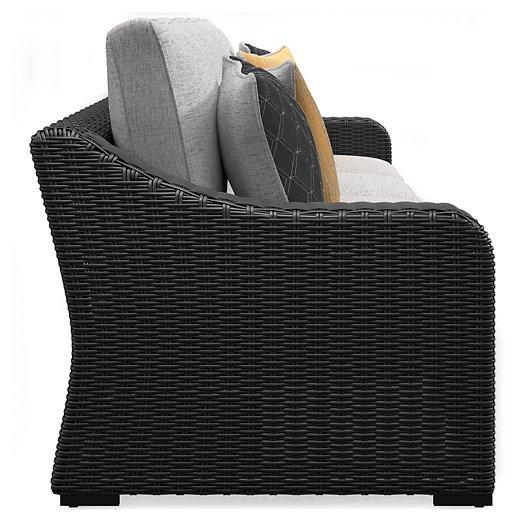 Beachcroft 2-Piece Outdoor Loveseat with Cushion - Home Discount Furniture - NJ-linden