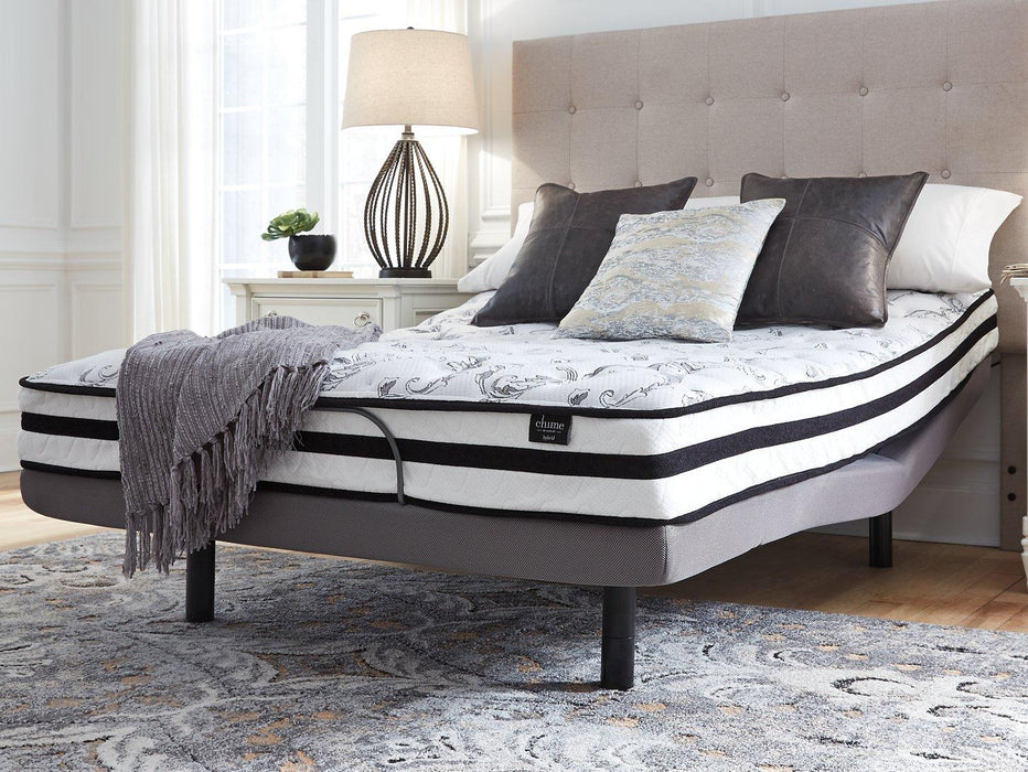 8 Inch Chime Innerspring Mattress Set - Home Discount Furniture - NJ-linden