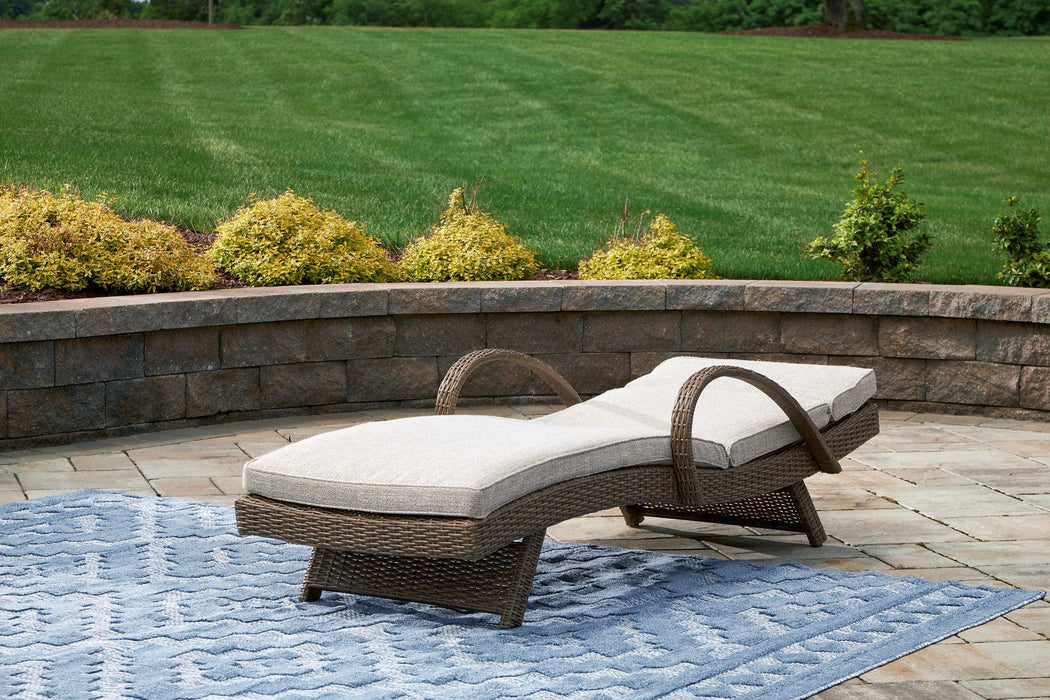 Beachcroft Outdoor Chaise Lounge with Cushion - Home Discount Furniture - NJ-linden