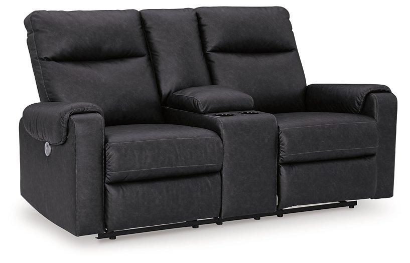 Axtellton Power Reclining Loveseat with Console - Home Discount Furniture - NJ-linden