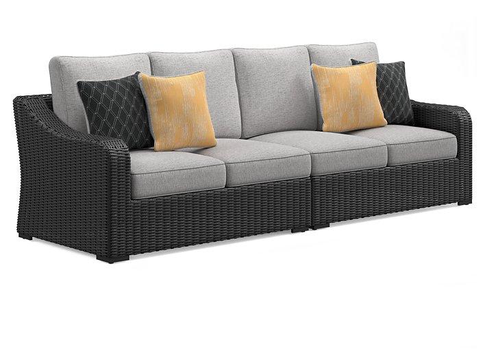 Beachcroft 2-Piece Outdoor Loveseat with Cushion - Home Discount Furniture - NJ-linden