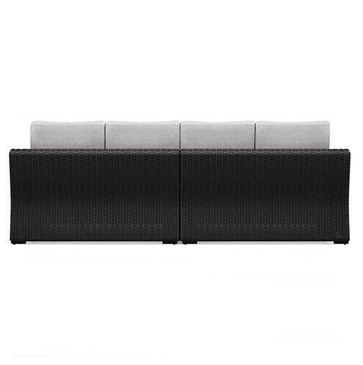 Beachcroft 2-Piece Outdoor Loveseat with Cushion - Home Discount Furniture - NJ-linden