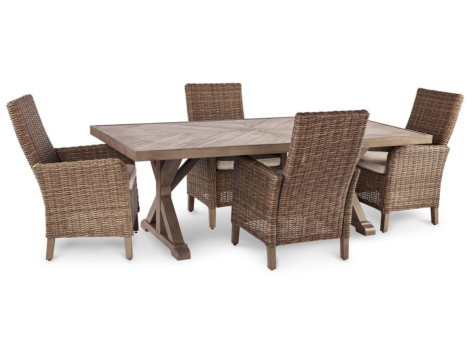 Beachcroft Outdoor Dining Set - Home Discount Furniture - NJ-linden