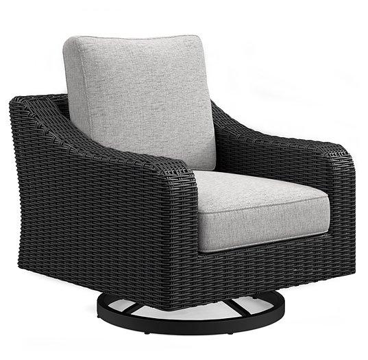 Beachcroft Outdoor Swivel Lounge with Cushion - Home Discount Furniture - NJ-linden