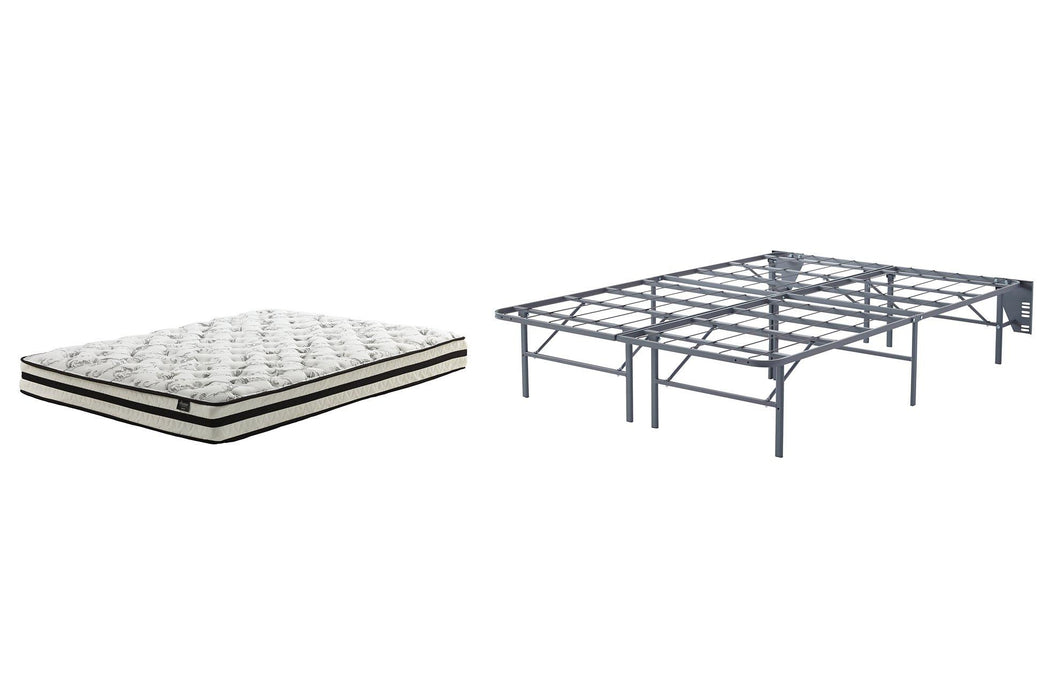 8 Inch Chime Innerspring Mattress Set - Home Discount Furniture - NJ-linden