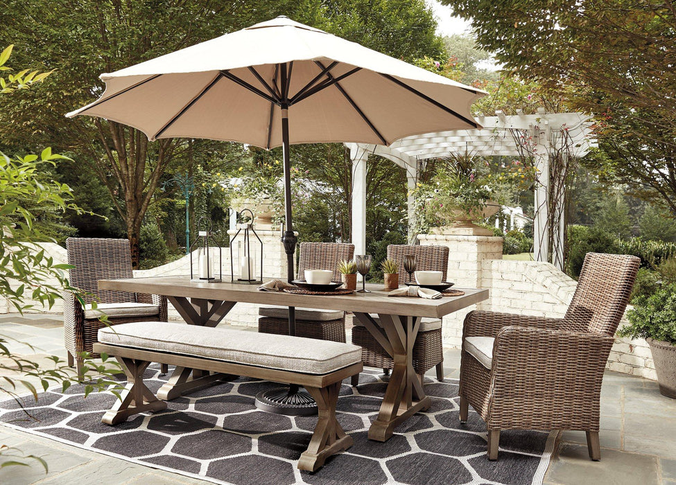 Beachcroft Outdoor Dining Set - Home Discount Furniture - NJ-linden