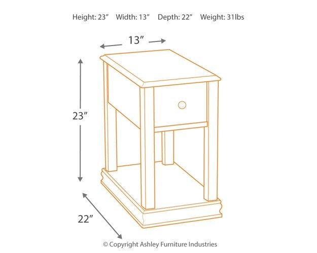 Breegin Chairside End Table - Home Discount Furniture - NJ-linden