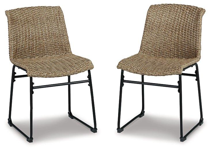 Amaris Outdoor Dining Chair (Set of 2) - Home Discount Furniture - NJ-linden