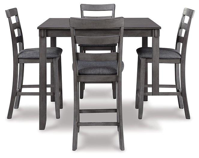 Bridson Counter Height Dining Table and Bar Stools (Set of 5) - Home Discount Furniture - NJ-linden