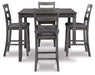 Bridson Counter Height Dining Table and Bar Stools (Set of 5) - Home Discount Furniture - NJ-linden