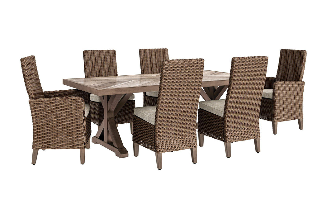 Beachcroft Outdoor Dining Set - Home Discount Furniture - NJ-linden