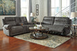 Austere Reclining Loveseat with Console - Home Discount Furniture - NJ-linden