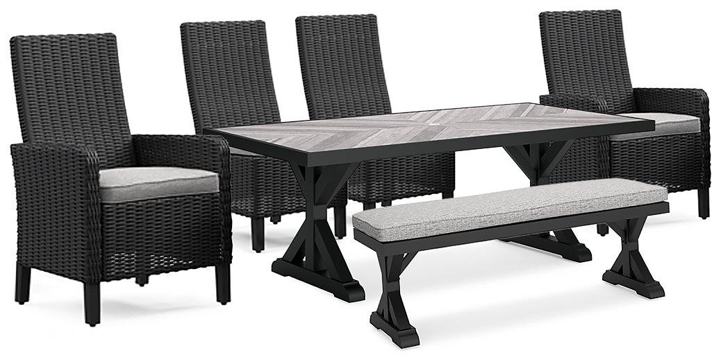 Beachcroft Outdoor Dining Set - Home Discount Furniture - NJ-linden