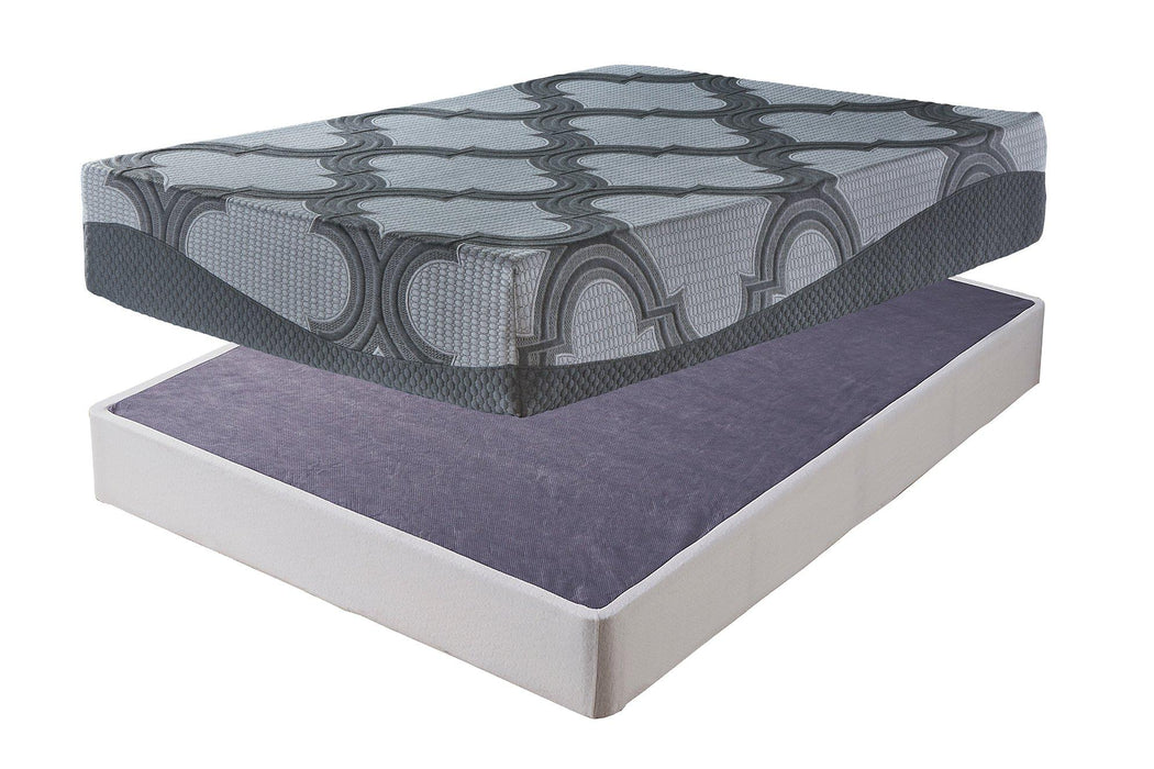 12 Inch Ashley Hybrid Mattress Set - Home Discount Furniture - NJ-linden