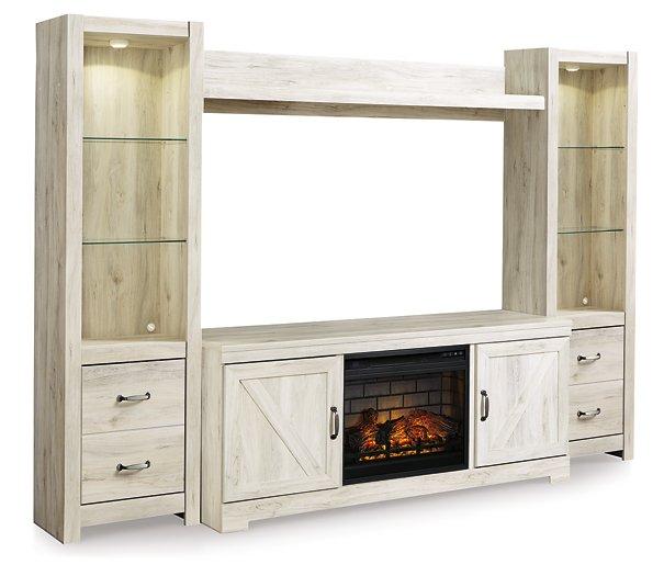 Bellaby 4-Piece Entertainment Center with Electric Fireplace - Home Discount Furniture - NJ-linden