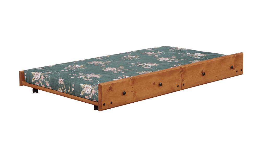 Wrangle Hill Trundle with Bunkie Mattress Amber Wash - Home Discount Furniture - NJ-linden