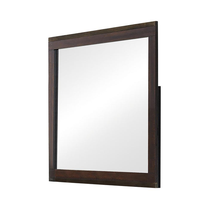 Edmonton Dresser Mirror Rustic Tobacco - Home Discount Furniture - NJ-linden