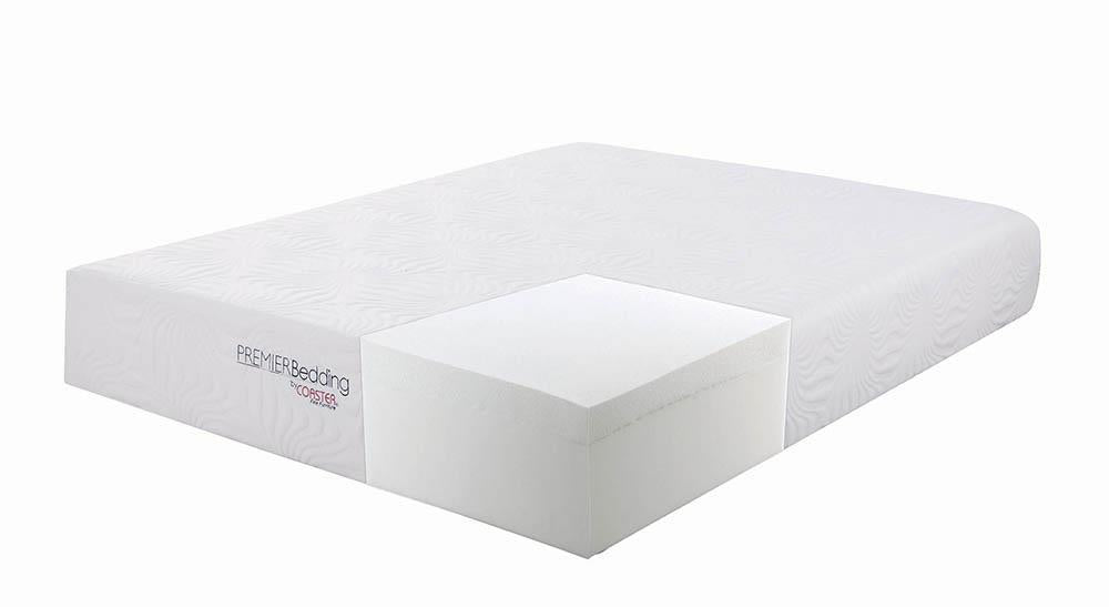 Ian Queen Memory Foam Mattress White - Home Discount Furniture - NJ-linden