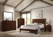 Serenity California King Panel Bed Rich Merlot - Home Discount Furniture - NJ-linden