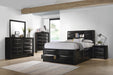 Briana Eastern King Platform Storage Bed Black - Home Discount Furniture - NJ-linden