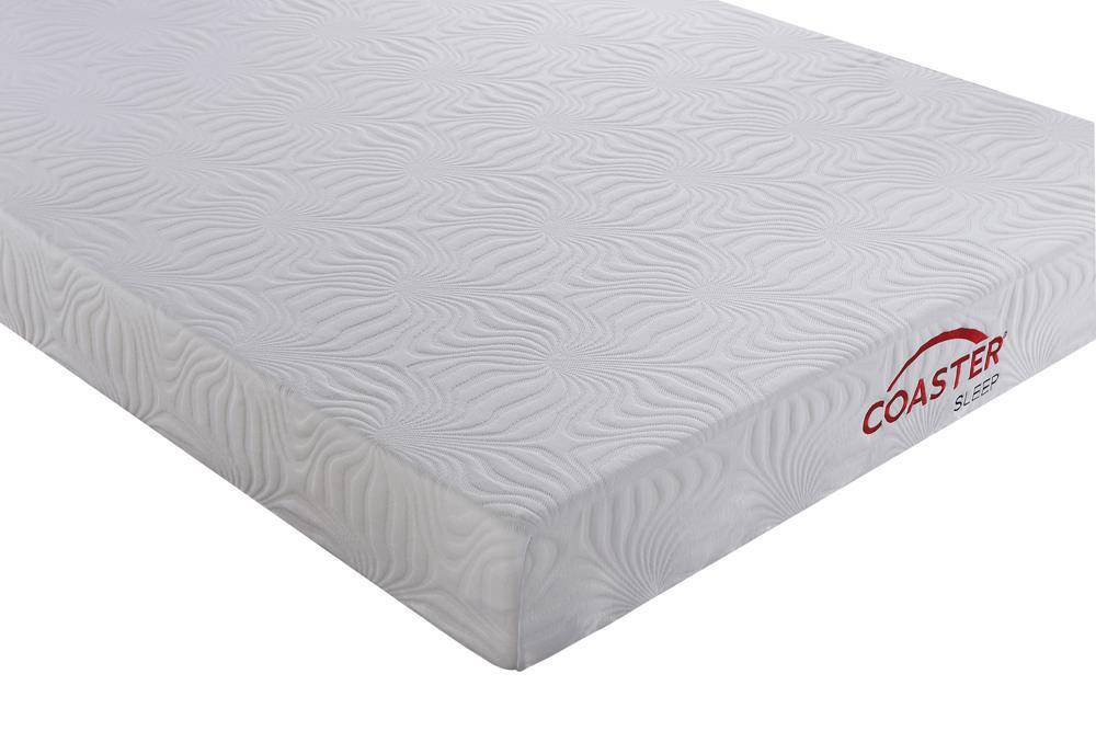 Keegan Twin Long Memory Foam Mattress White - Home Discount Furniture - NJ-linden