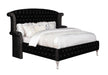 Deanna Queen Tufted Upholstered Bed Black - Home Discount Furniture - NJ-linden
