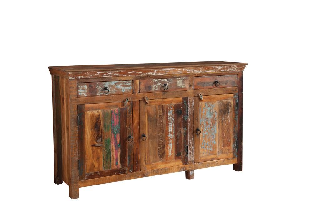 Harper 4-drawer Accent Cabinet Reclaimed Wood - Home Discount Furniture - NJ-linden