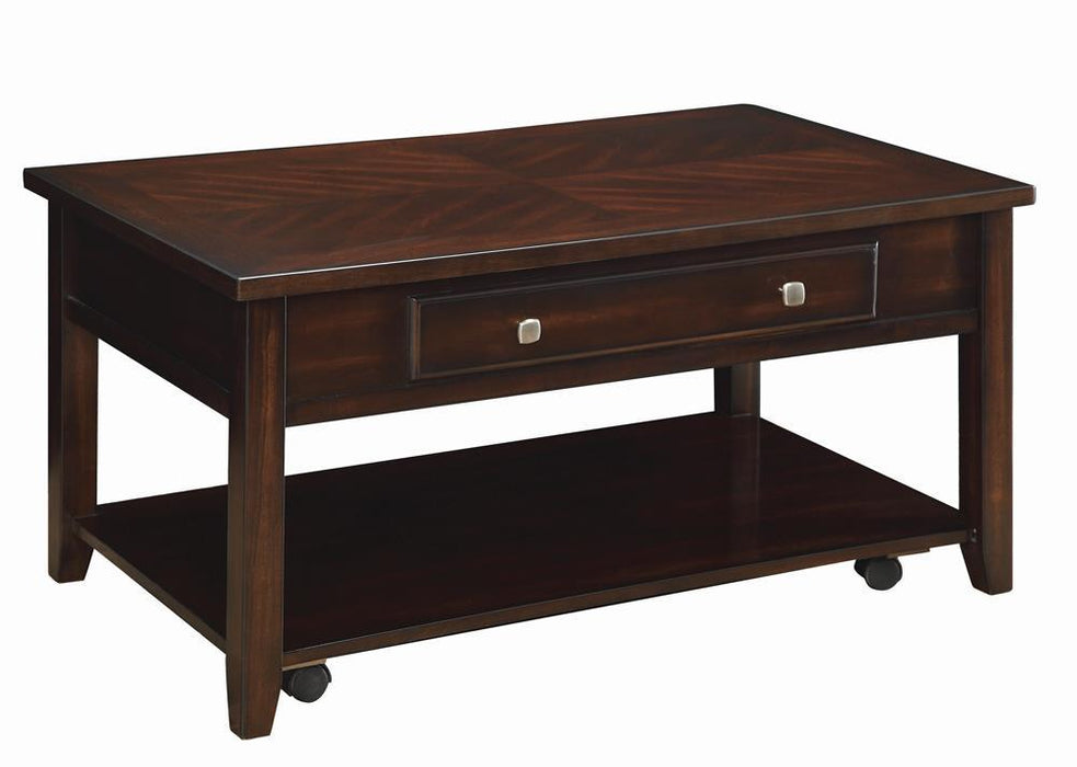 Baylor Lift Top Coffee Table with Hidden Storage Walnut - Home Discount Furniture - NJ-linden