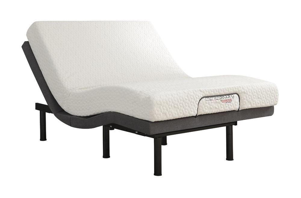 Negan Full Adjustable Bed Base Grey and Black - Home Discount Furniture - NJ-linden