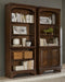 Hartshill Bookcase with Cabinet Burnished Oak - Home Discount Furniture - NJ-linden