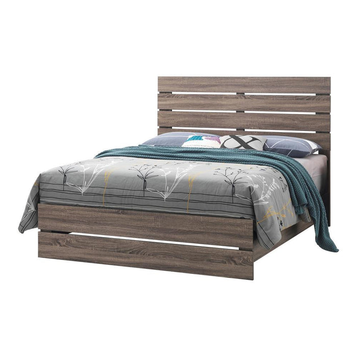 Brantford Queen Storage Bed Barrel Oak - Home Discount Furniture - NJ-linden