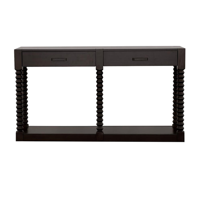 Meredith 2-drawer Sofa Table Coffee Bean