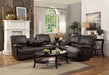Cassville Double Reclining Sofa in Dark Brown 8403-3 - Home Discount Furniture - NJ-linden