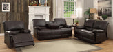 Cassville Double Reclining Sofa in Dark Brown 8403-3 - Home Discount Furniture - NJ-linden