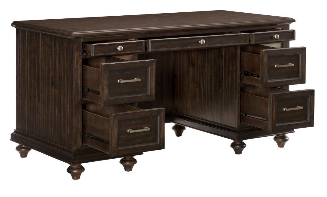 Homelegance Cardano Executive Desk in Charcoal 1689-17