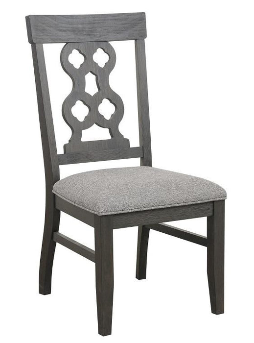 Homelegance Arasina Side Chair in Dark Pewter (Set of 2) - Home Discount Furniture - NJ-linden