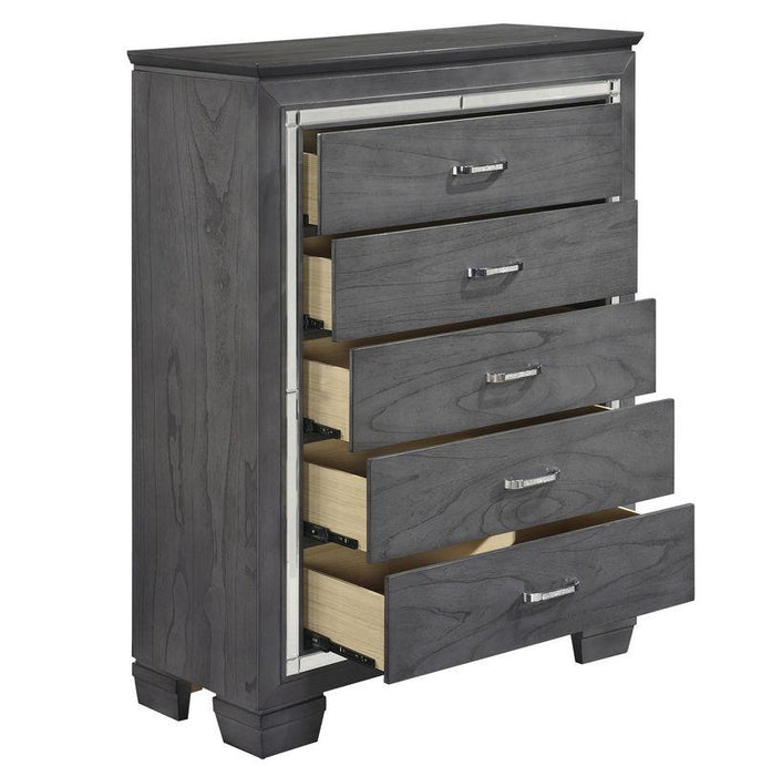 Homelegance Allura Chest in Gray 1916GY-9 - Home Discount Furniture - NJ-linden