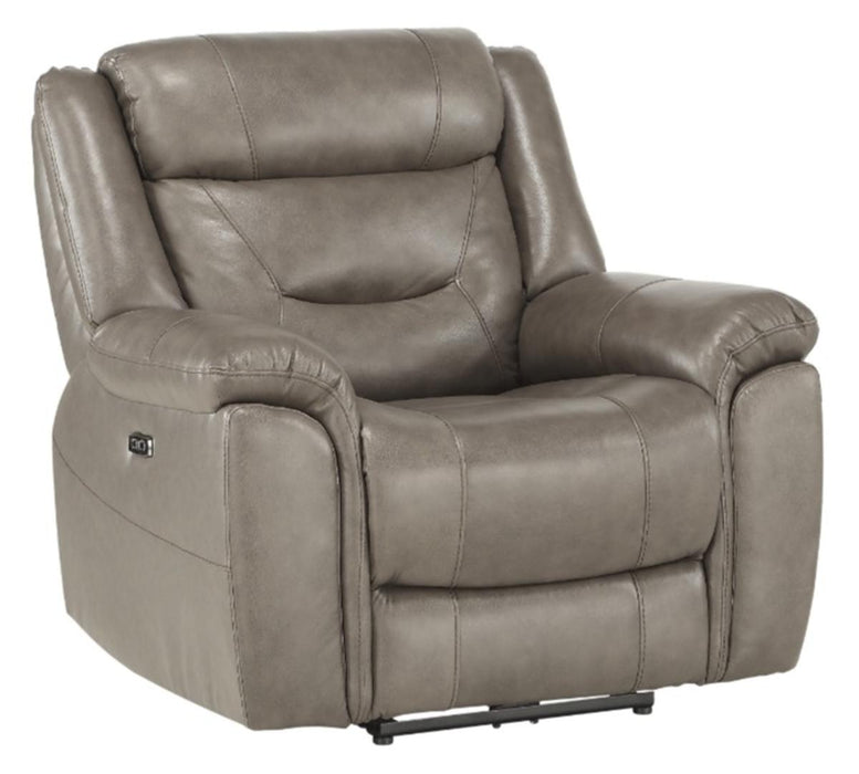 Homelegance Furniture Danio Power Double Reclining Chair with Power Headrests in Brownish Gray 9528BRG-1PWH - Home Discount Furniture - NJ-linden