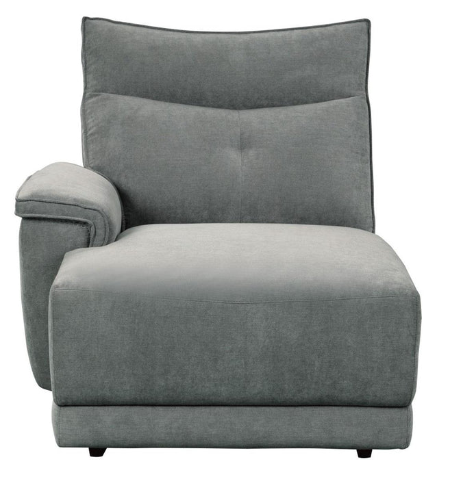 Homelegance Furniture Tesoro Left Side Chaise in Dark Gray 9509DG-5L - Home Discount Furniture - NJ-linden