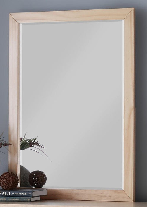 Homelegance Bartly Mirror in Natural B2043-6 - Home Discount Furniture - NJ-linden