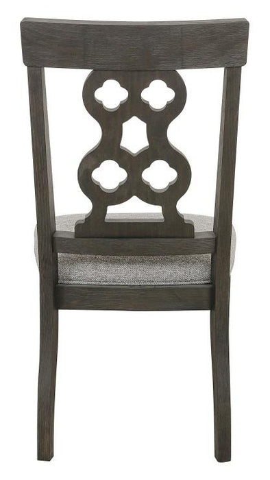 Homelegance Arasina Side Chair in Dark Pewter (Set of 2) - Home Discount Furniture - NJ-linden